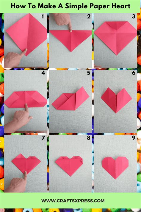Featured This instructable will show you how to make a paper shaped heart, using an 8.5" x 11" sheet of paper. Step 1: Your Sheet of Paper Start with an 8.5" x 11" sheet of paper. Any color will do. Step 2: Fold Top Right Hand Corner Fold top right hand corner, so that its edge aligns with the paper. Step 3: Fold Top Left Hand Corner 